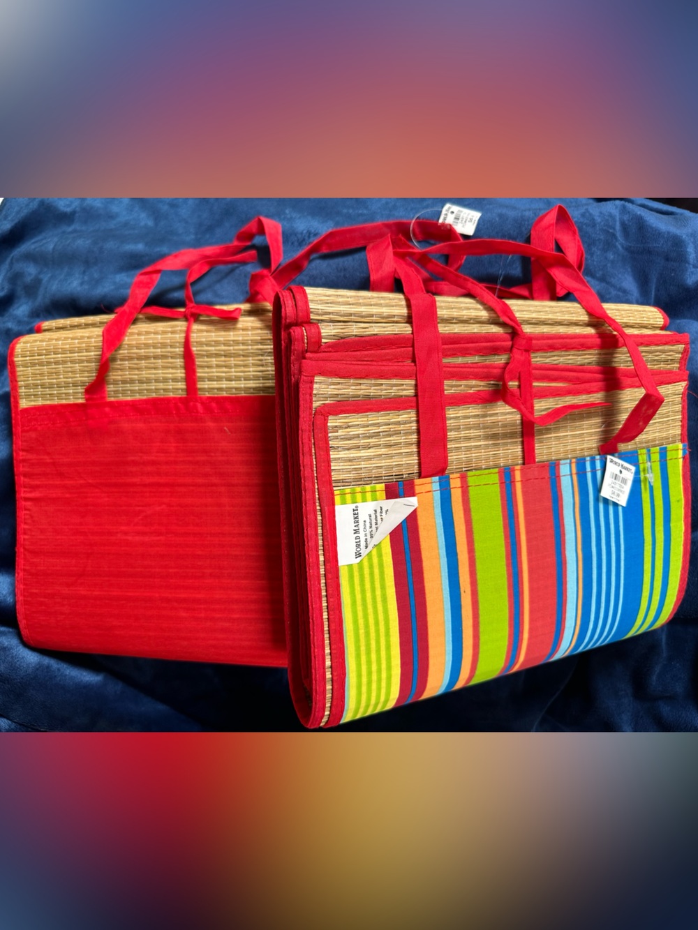 New - Two World Market Sun Mats